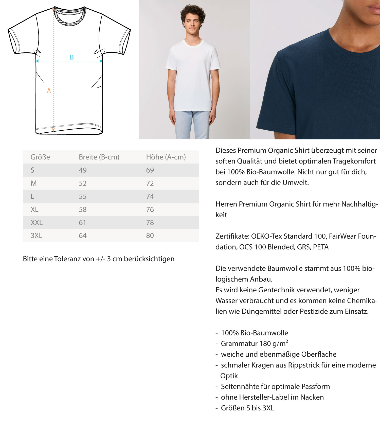 Dead End (Unisex/Herren Premium Organic Shirt ST/ST)
